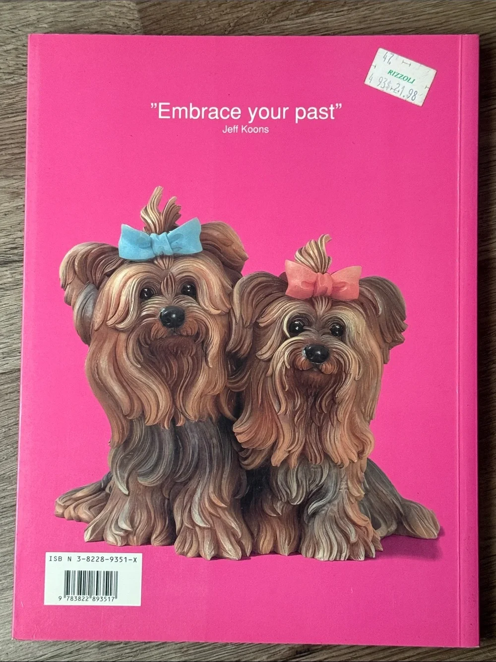 Vintage 1992 Jeff Koons TASCHEN Softcover Art Monograph - Rare Pink Cover